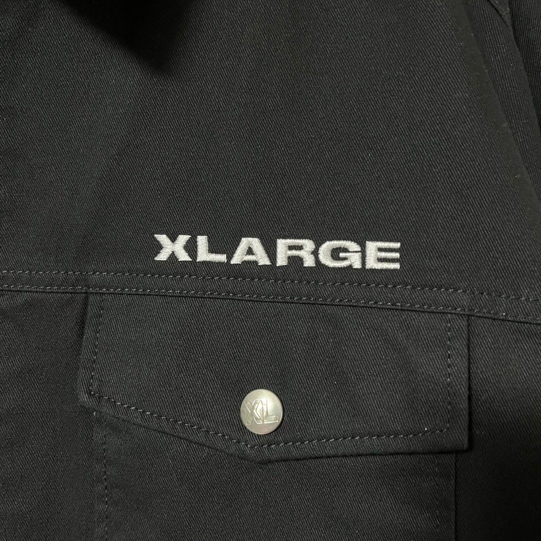 通販の公式 XLARGE エクストララージ ワークジャケット L 刺繍ロゴ