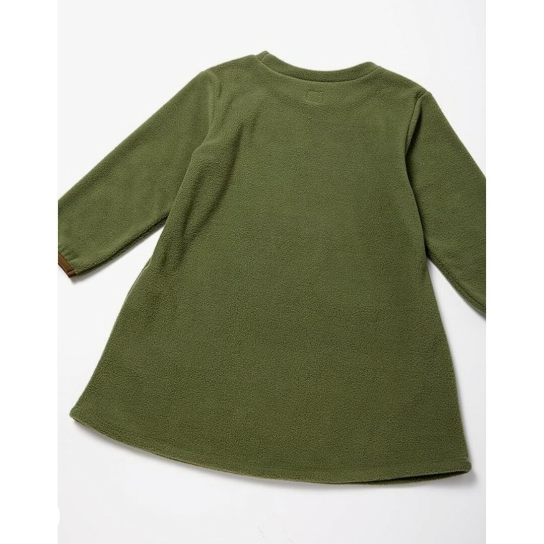 ☆ BEAMS  ビームス フリース コントラスト ワンピース 150 新品☆ キッズ/ベビー/マタニティのキッズ服女の子用(90cm~)(ワンピース)の商品写真