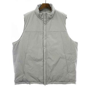 Kaptain Sunshine キャプテンサンシャイン 22AW Padding Over Vest パテッド ナイロンベスト KS22FVT01 グレー 38(ダウンベスト)