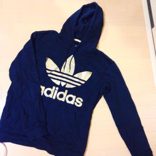 アディダス(adidas)のadidasパーカー✡黒金(パーカー)