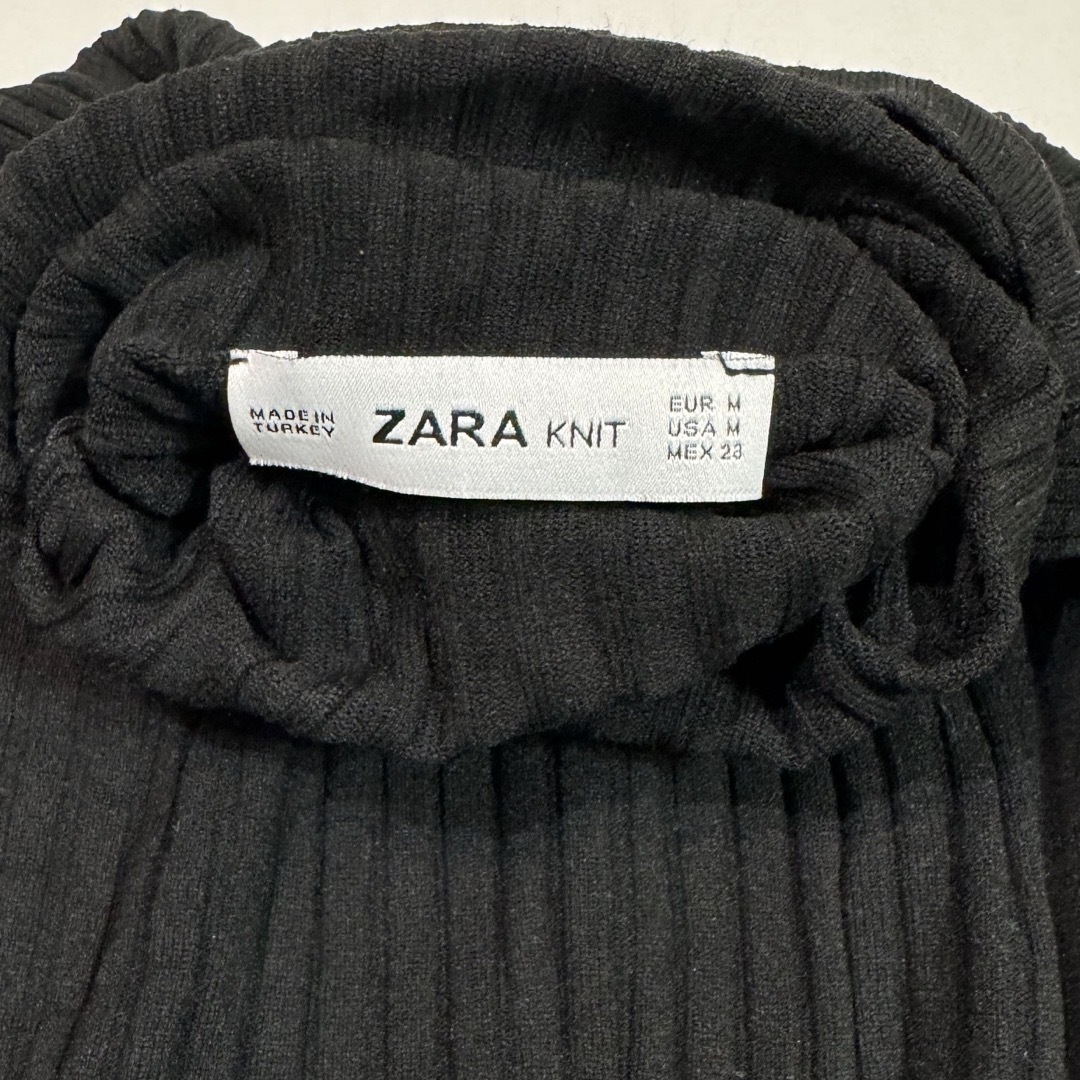 ZARA(ザラ)のZARA ザラ ニットハイネック長袖トップス レディースのトップス(ニット/セーター)の商品写真