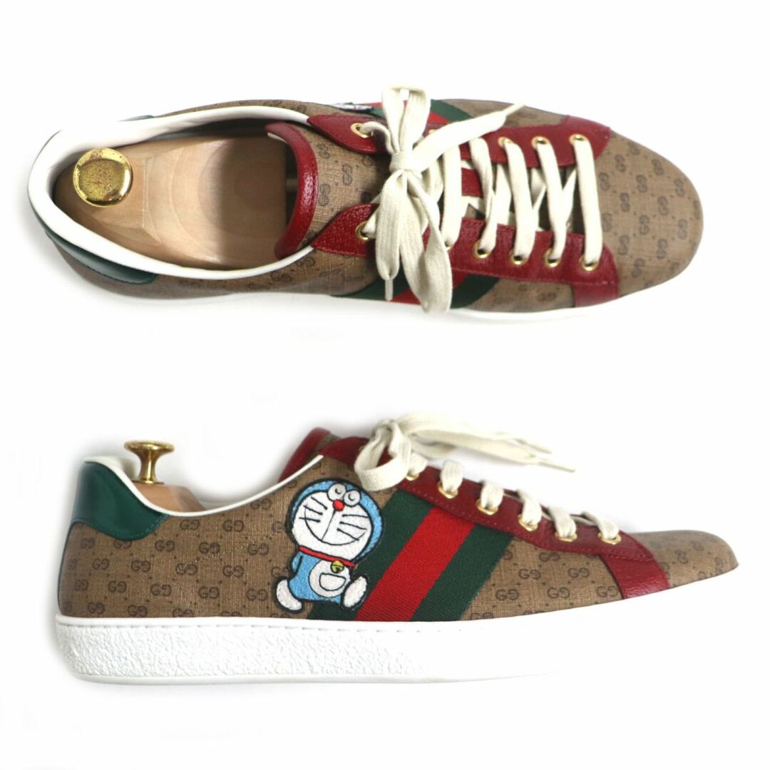 Gucci - 美品▽GUCCI グッチ×ドラえもん 655021 GGシュプリーム ウェブ