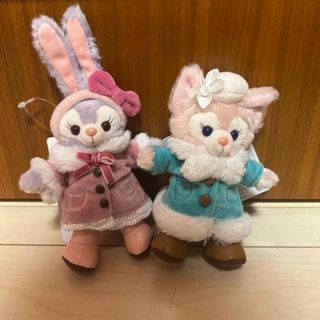 ディズニー(Disney)のぬいぐるみバッジ　ぬいば　ステラルー　リーナベル　ウィンタートゥインクルタウン(ぬいぐるみ)