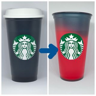 スターバックス(Starbucks)の海外スターバックス★カラーチェンジ★リユーザブルカップ★色が変わる★(グラス/カップ)