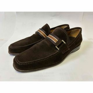 ダンヒル(Dunhill)の【美品】dunhill ダンヒル スエード スリッポン ローファー ７．５(スリッポン/モカシン)