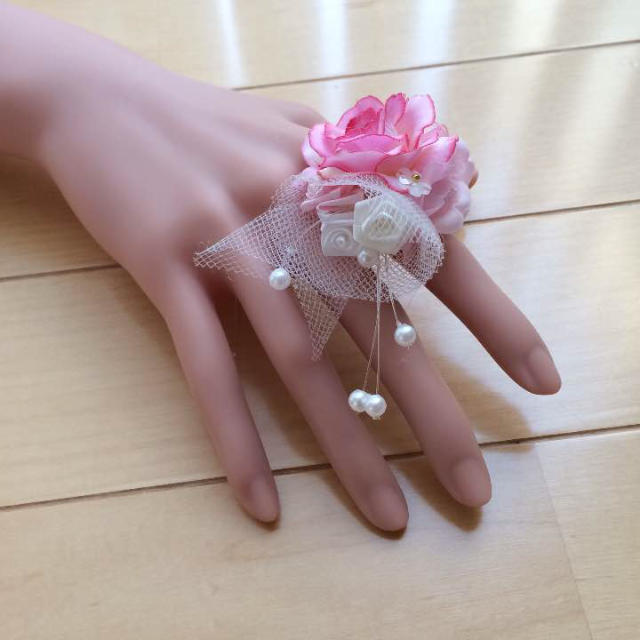 フラワーリング♡花リング レディースのアクセサリー(リング(指輪))の商品写真