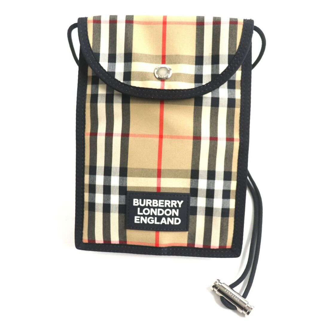 即納特典付き 極美品▽BURBERRY バーバリー 8026664 ノバチェック柄