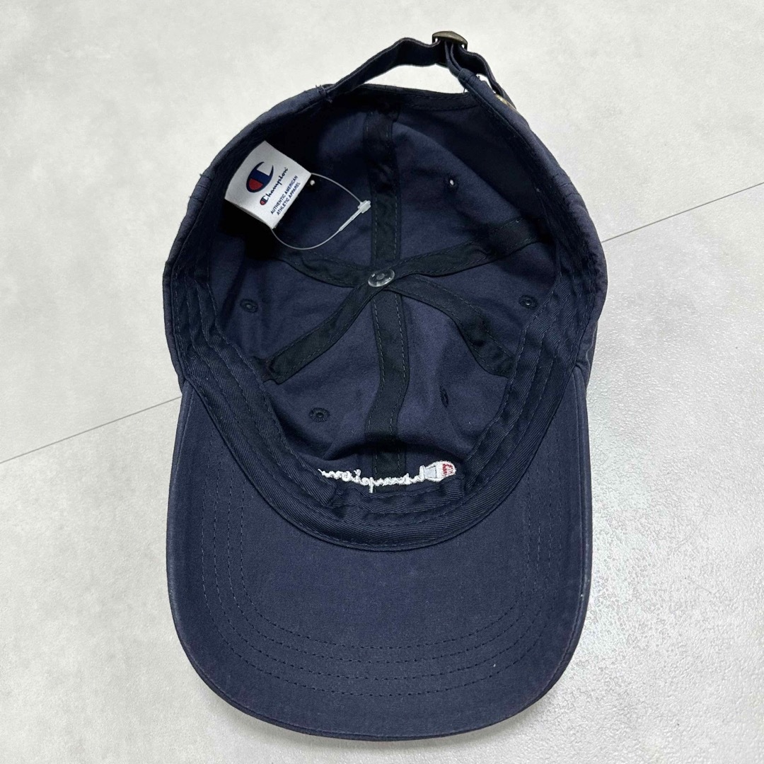 Champion(チャンピオン)の【champion】チャンピオン ネイビー コットン ロゴ キャップ メンズの帽子(キャップ)の商品写真