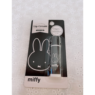ミッフィー(miffy)の✨ミッフィー✨リップクリーム　ベルガモットの香り　ブラック(リップケア/リップクリーム)