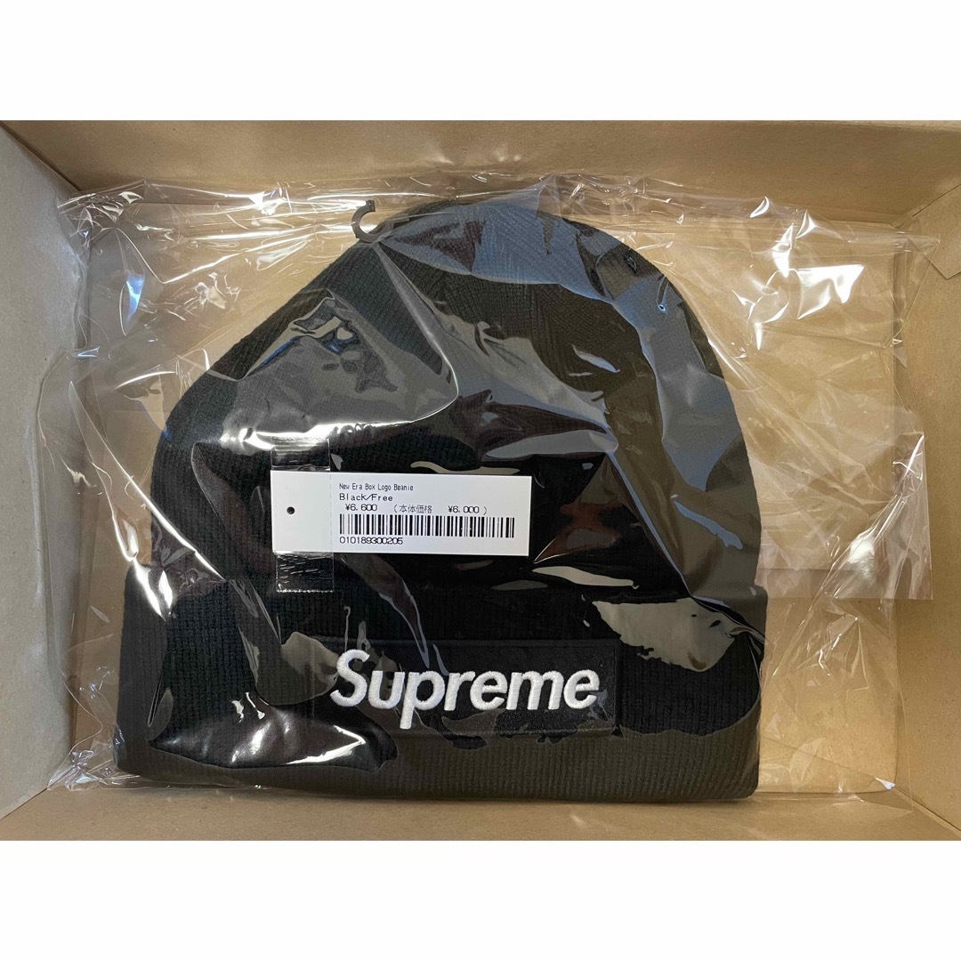 Supreme(シュプリーム)のsupreme New Era Box Logo Beanie Black メンズの帽子(ニット帽/ビーニー)の商品写真