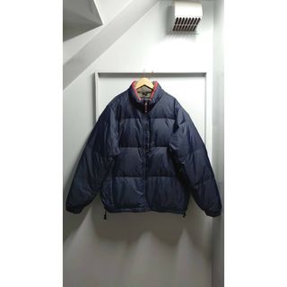 ギャップ(GAP)の00’s GAP リップストップ ナイロン ダウン ジャケット ネイビー XL(ダウンジャケット)