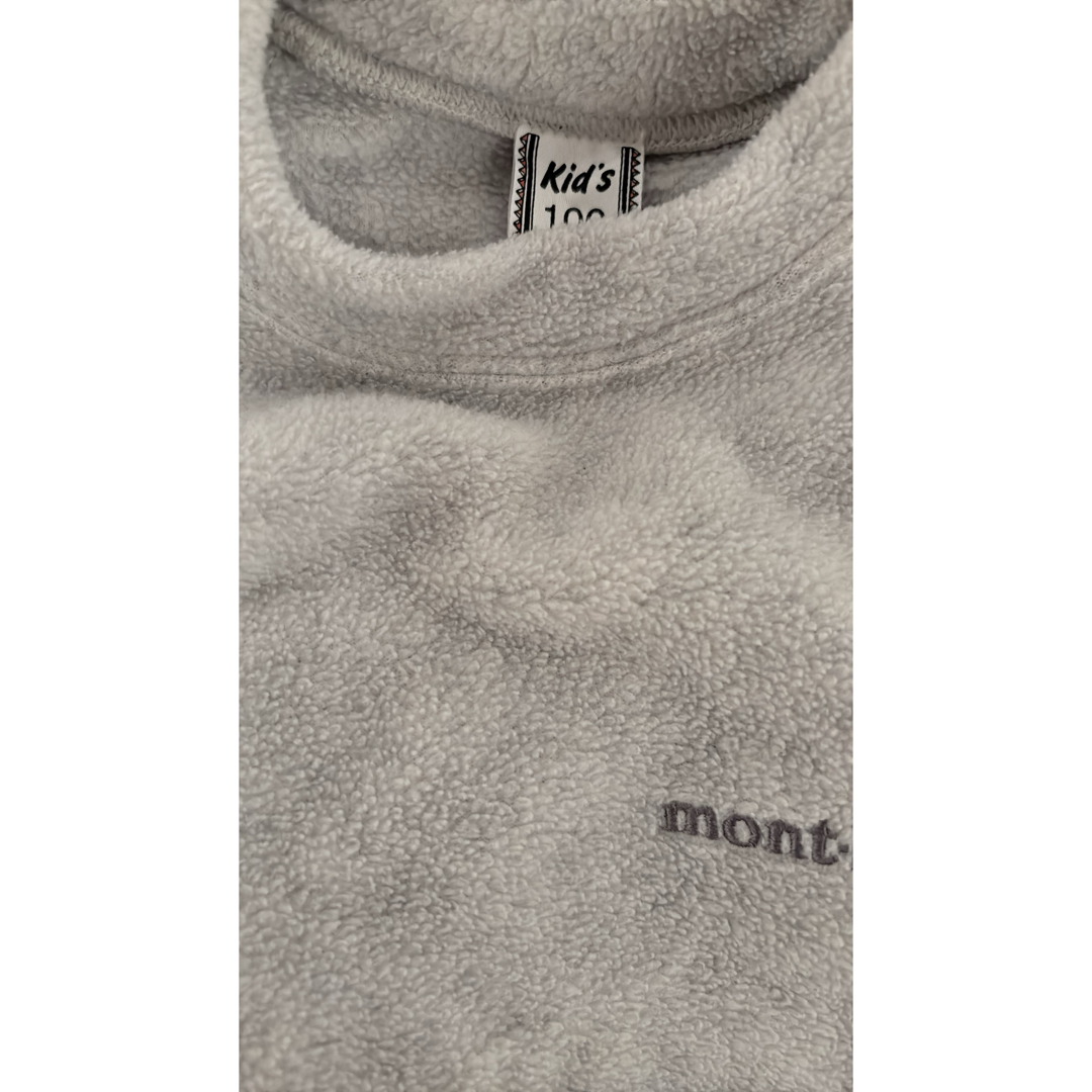 mont bell(モンベル)のモンベル　クリマプラスフリース　110 キッズ/ベビー/マタニティのキッズ服男の子用(90cm~)(Tシャツ/カットソー)の商品写真