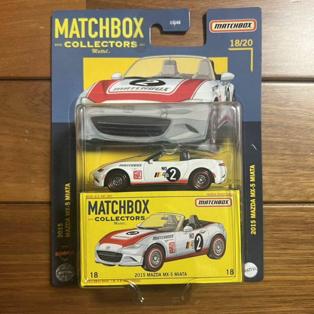 MATTEL(マテル)のマッチボックス mx-5 miata マツダ ロードスター ミニカー ND 新品 エンタメ/ホビーのテーブルゲーム/ホビー(三輪車/乗り物)の商品写真
