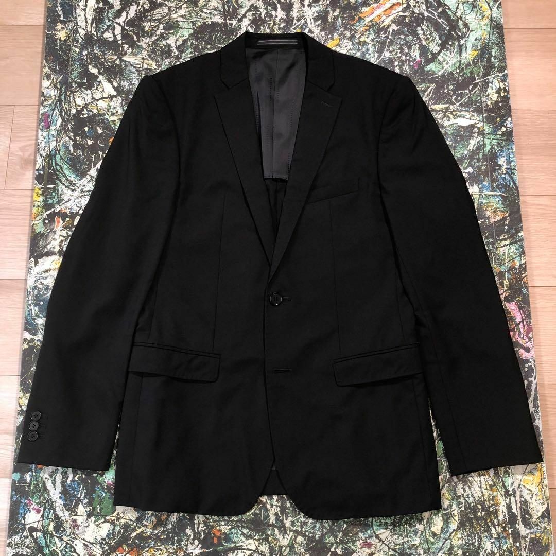 43cm身幅【美品】ブラックバレットバイニールバレット-テーラードジャケット