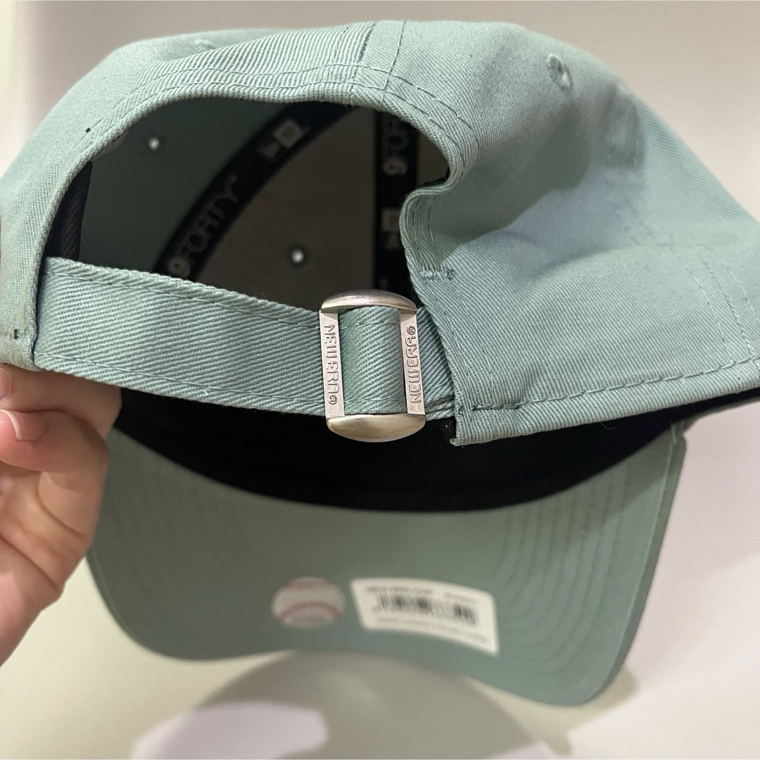 NEW ERA(ニューエラー)のニューエラ　くすみブルー レディースの帽子(キャップ)の商品写真