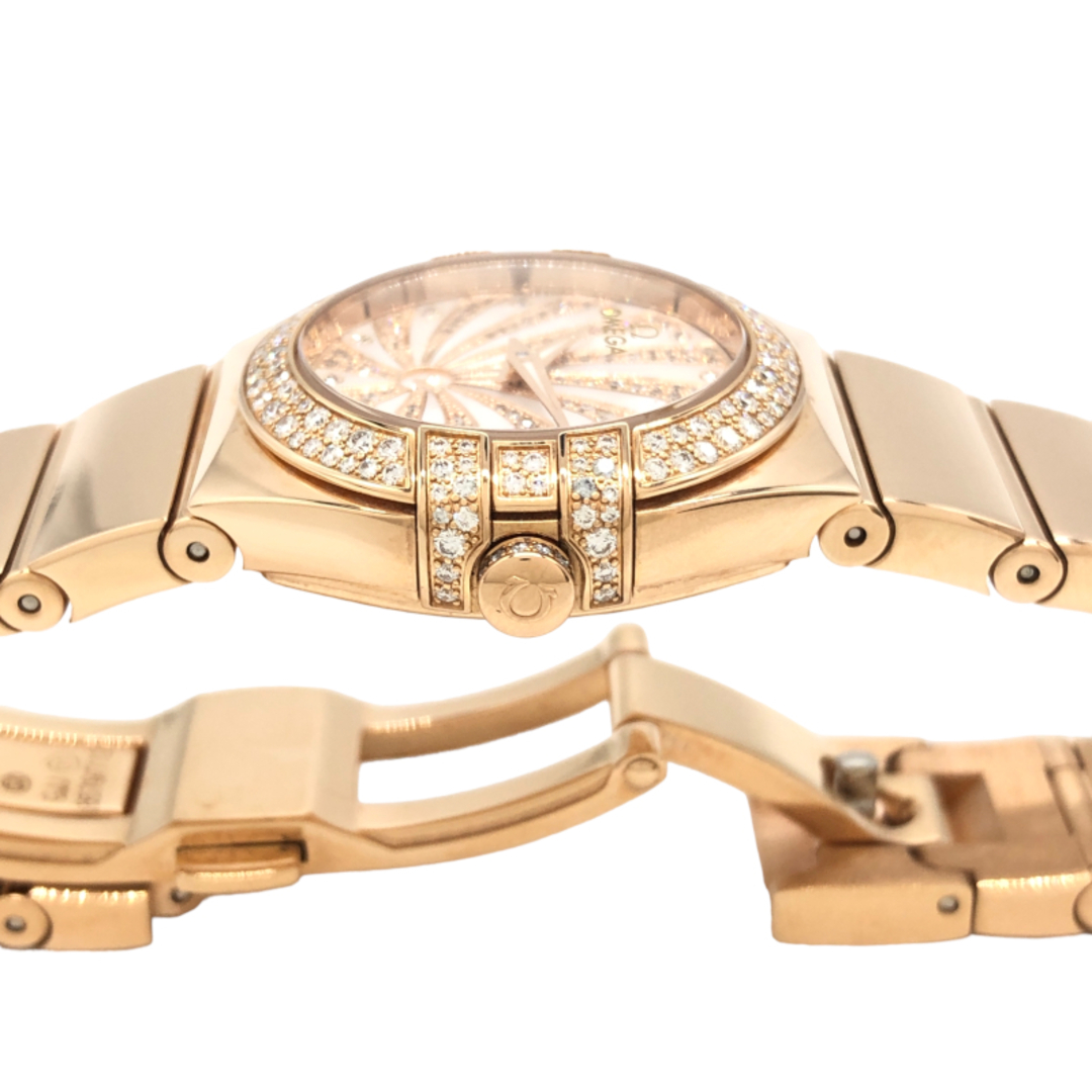 OMEGA(オメガ)の　オメガ OMEGA コンステレーション　ホワイトシェル 123.55.24.60.55.013 ピンクゴールド K18PG レディース 腕時計 レディースのファッション小物(腕時計)の商品写真