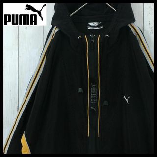 プーマ(PUMA)の【希少】プーマ ジャージ パーカー フーディ 刺繍ロゴ 2XL フルジップ(ジャージ)