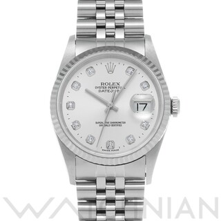 ロレックス(ROLEX)の中古 ロレックス ROLEX 16234G T番(1997年頃製造) シルバー /ダイヤモンド メンズ 腕時計(腕時計(アナログ))