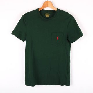 ポロラルフローレン(POLO RALPH LAUREN)のポロ・ラルフローレン Tシャツ 半袖 綿100％ トップス メンズ 170/92Aサイズ グリーン POLO RALPH LAUREN(Tシャツ/カットソー(半袖/袖なし))