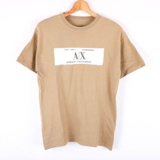 アルマーニエクスチェンジ(ARMANI EXCHANGE)のアルマーニエクスチェンジ Tシャツ 半袖 ロゴ コットン100％ トップス メンズ XSサイズ カーキ ARMANI EXCHANGE(Tシャツ/カットソー(半袖/袖なし))