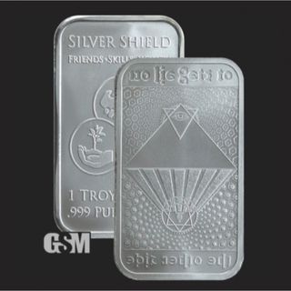 セール品FRB銀バー   No Lie Silver Bar BU 1オンス(金属工芸)