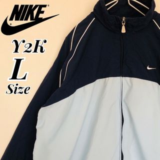 ナイキ(NIKE)のNIKE　ナイキ　Y2K バイカラー　ナイロンジャケット　ナイロンブルゾン(ナイロンジャケット)