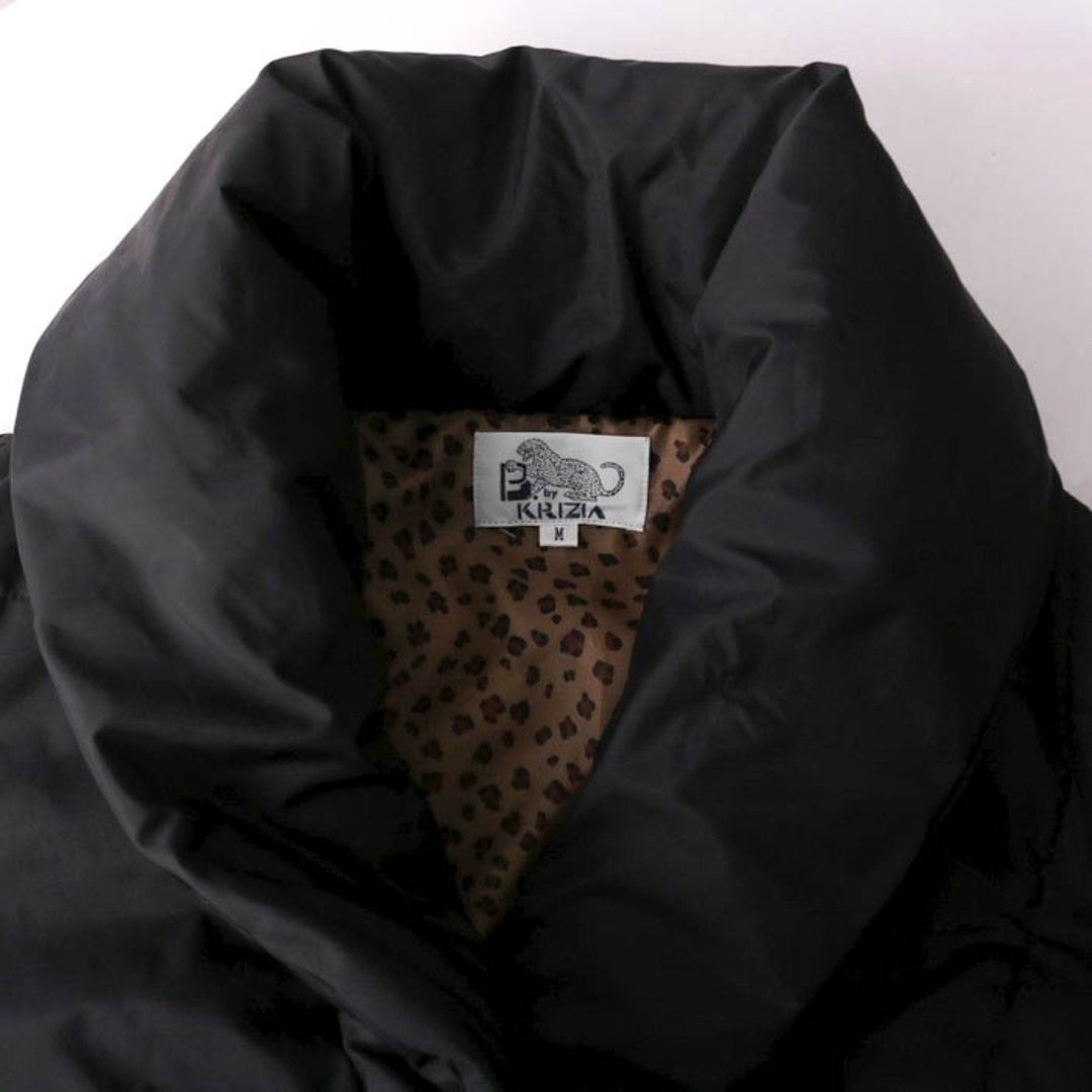 KRIZIA(クリツィア)のクリツィア ロングコート 中綿 アウター 黒 レディース Mサイズ ブラック KRIZIA レディースのジャケット/アウター(その他)の商品写真