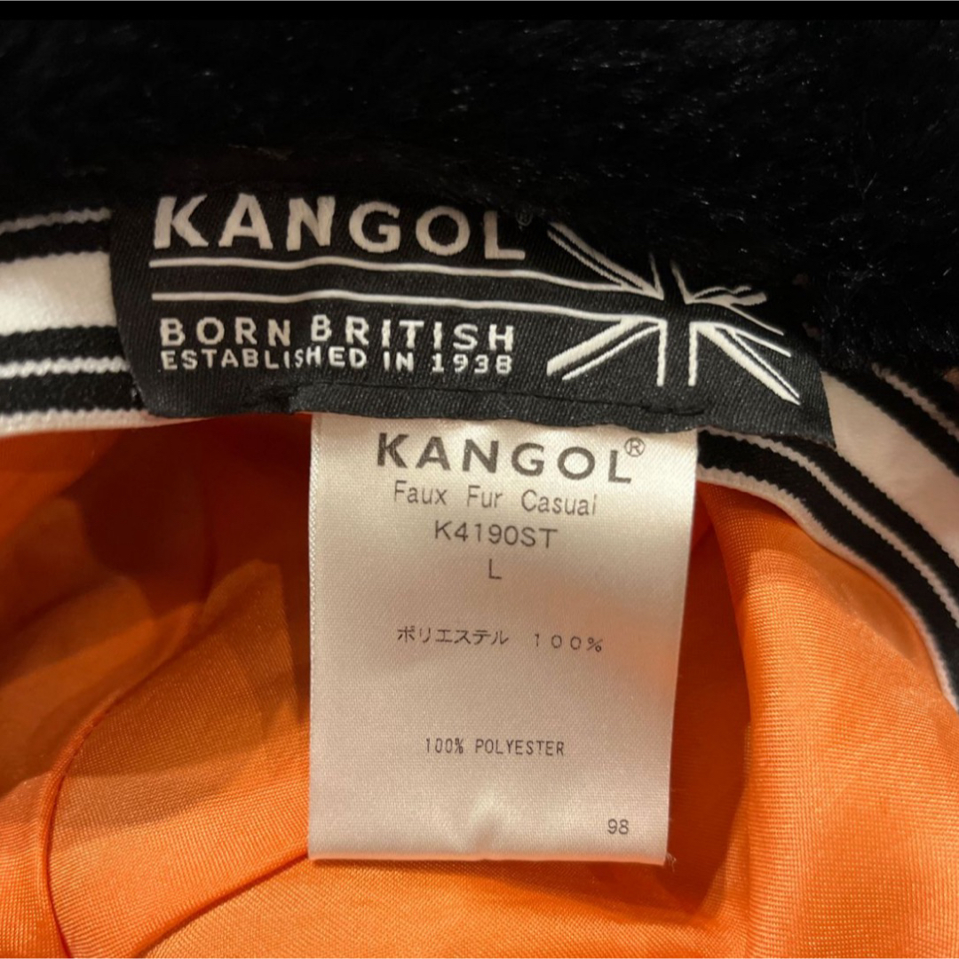 ハットKANGOL FAUX FUR CASUAL 深瀬着用　L size