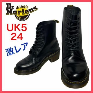 ドクターマーチン(Dr.Martens)の★大人気★ドクターマーチン　8ホールブーツ　クレメンシー　ヒール　UK5(ブーツ)