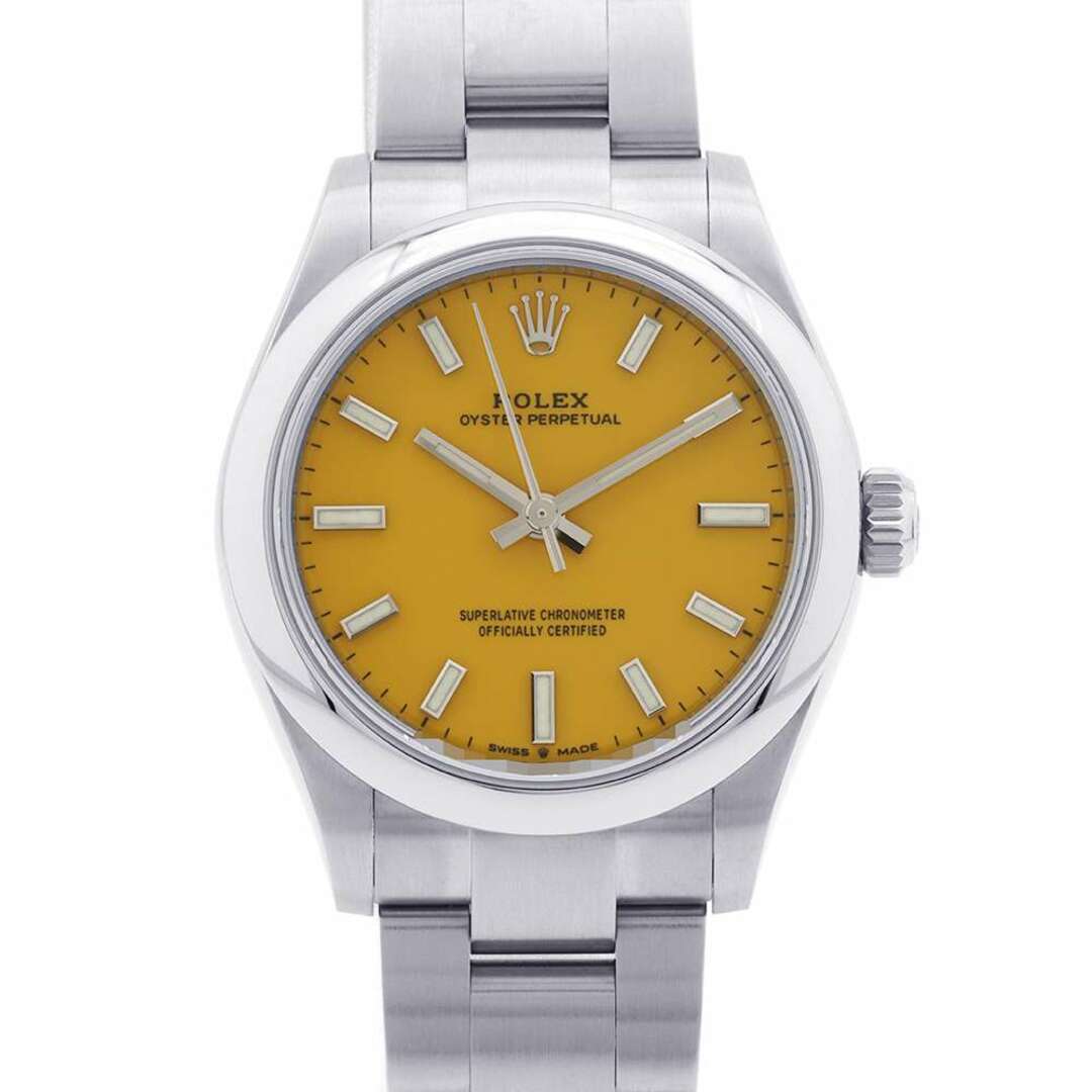 ROLEX(ロレックス)のロレックス オイスターパーペチュアル31 ランダムシリアル ルーレット 277200 レディース イエロー文字盤 レディースのファッション小物(腕時計)の商品写真