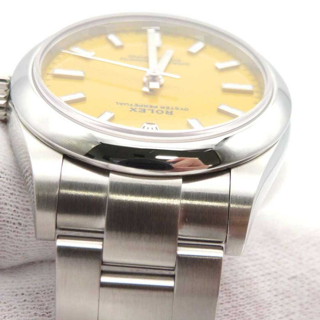ROLEX(ロレックス)のロレックス オイスターパーペチュアル31 ランダムシリアル ルーレット 277200 レディース イエロー文字盤 レディースのファッション小物(腕時計)の商品写真