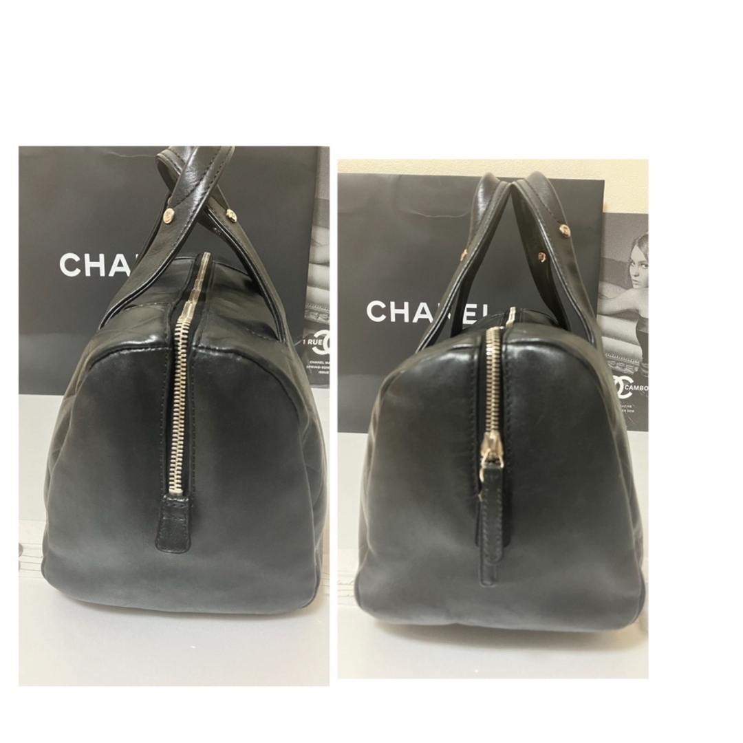 CHANEL(シャネル)の専用♡超美品♡シャネル   Vステッチ デカココ ミニ ボストン バッグ 正規品 レディースのバッグ(ハンドバッグ)の商品写真