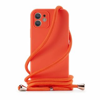 【色: オレンジ】Handodo Apple iPhone 12 用 ケース i(その他)