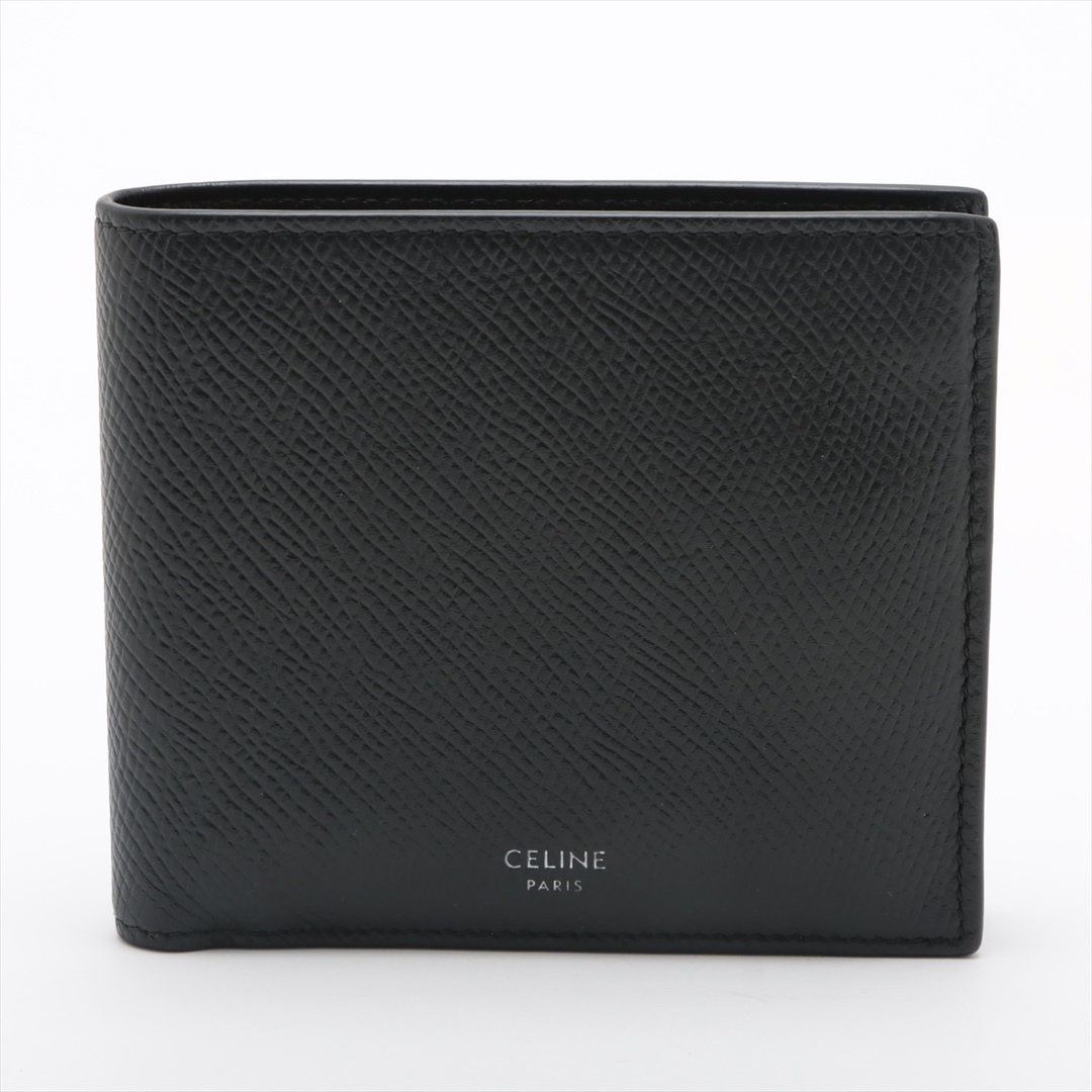 celine(セリーヌ)のセリーヌ バイフォールド レザー  ブラック レディース コンパクトウォレ レディースのファッション小物(財布)の商品写真
