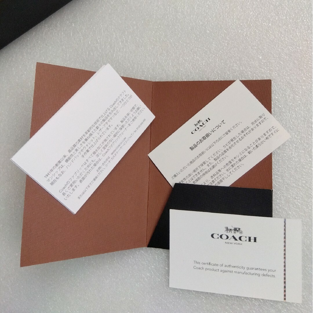 COACH(コーチ)のコーチ財布空箱 エンタメ/ホビーのコレクション(ノベルティグッズ)の商品写真