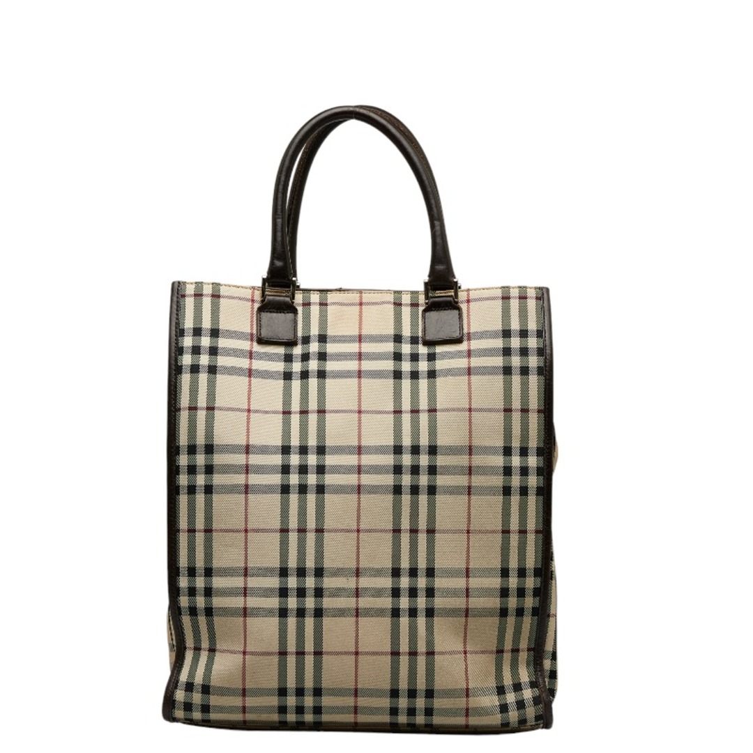 BURBERRY(バーバリー)のバーバリー ノバチェック ハンドバッグ トートバッグ キャンバス レディース BURBERRY 【1-0129200】 レディースのバッグ(ハンドバッグ)の商品写真