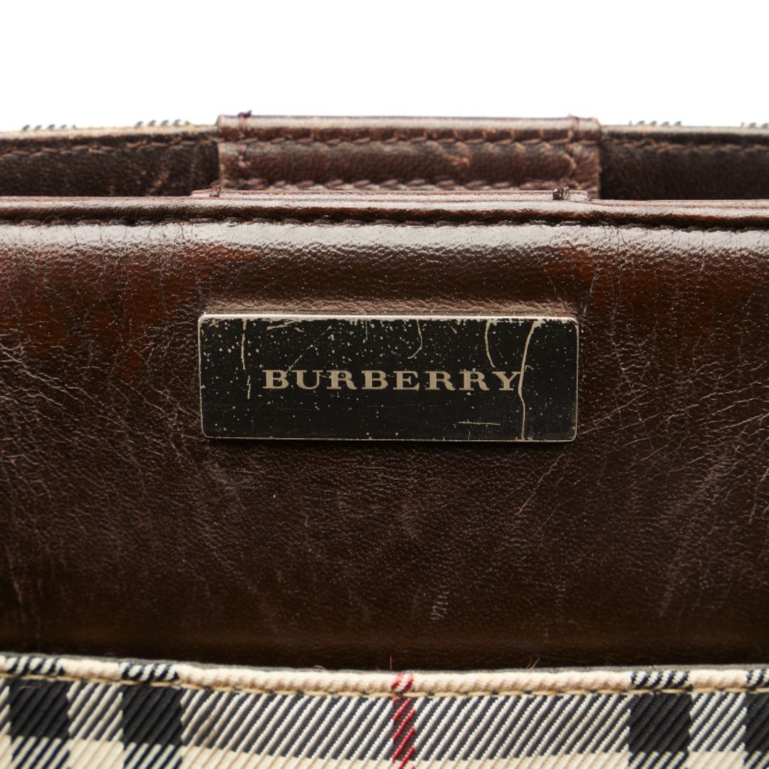 BURBERRY(バーバリー)のバーバリー ノバチェック ハンドバッグ トートバッグ キャンバス レディース BURBERRY 【1-0129200】 レディースのバッグ(ハンドバッグ)の商品写真