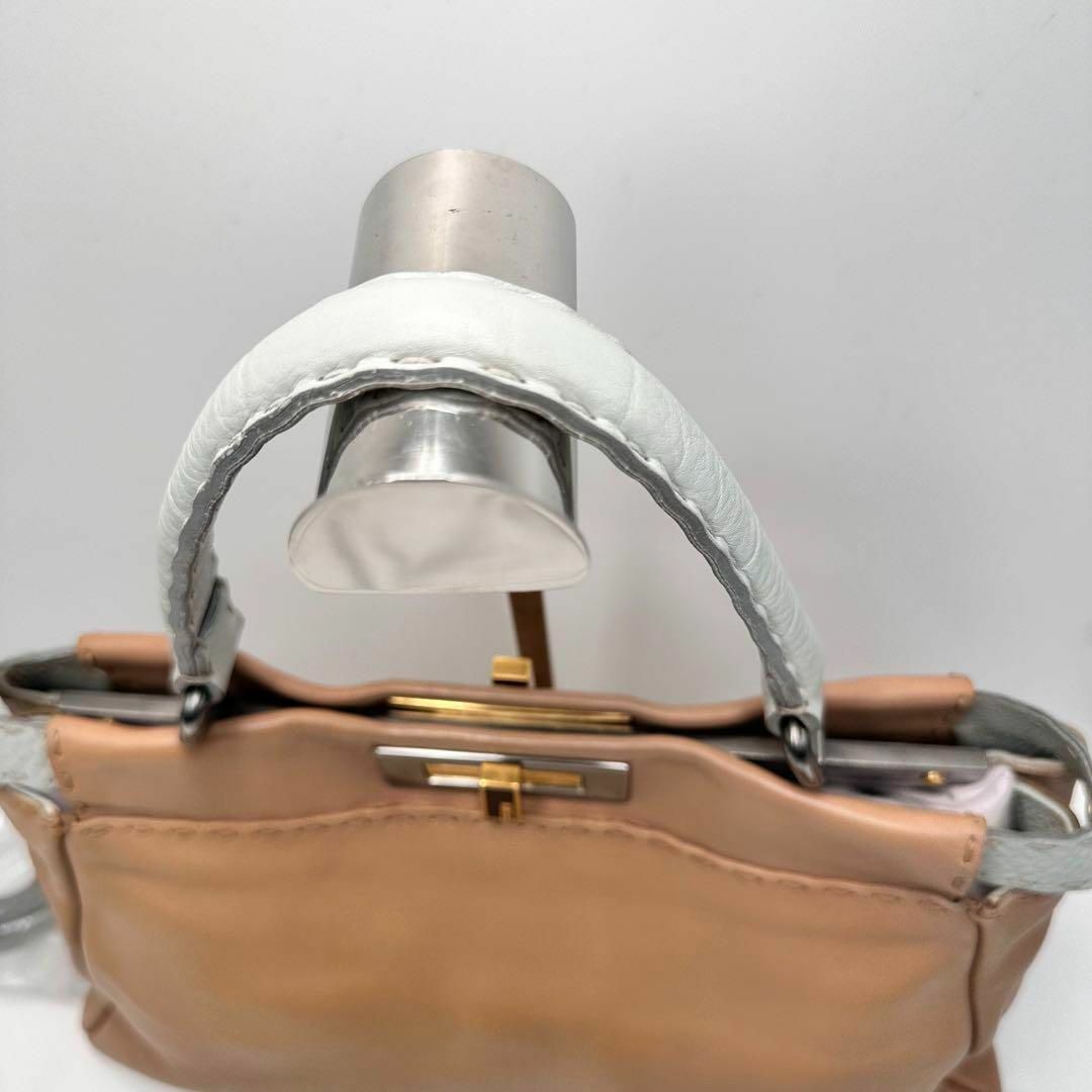 極美品✨フェンディ ピーカブー 2way ショルダー バイカラー 極美品✨フェンディ ピーカブー 2way ショルダー バイカラー