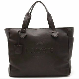 ロエベ(LOEWE)の極美品✨ロエベ　トートバッグ　ヘリテージ　ダークブラウン　レザー　肩掛け(トートバッグ)