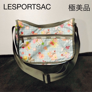 レスポートサック(LeSportsac)の極美品LESPORTSACショルダーバッグ　水色(ショルダーバッグ)