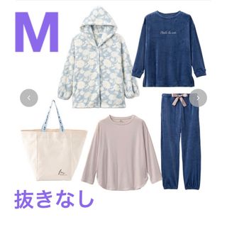 シマムラ(しまむら)の新品　MUMU   ルームウェアセット　パジャマセット　しまむら　ネイビー(ルームウェア)