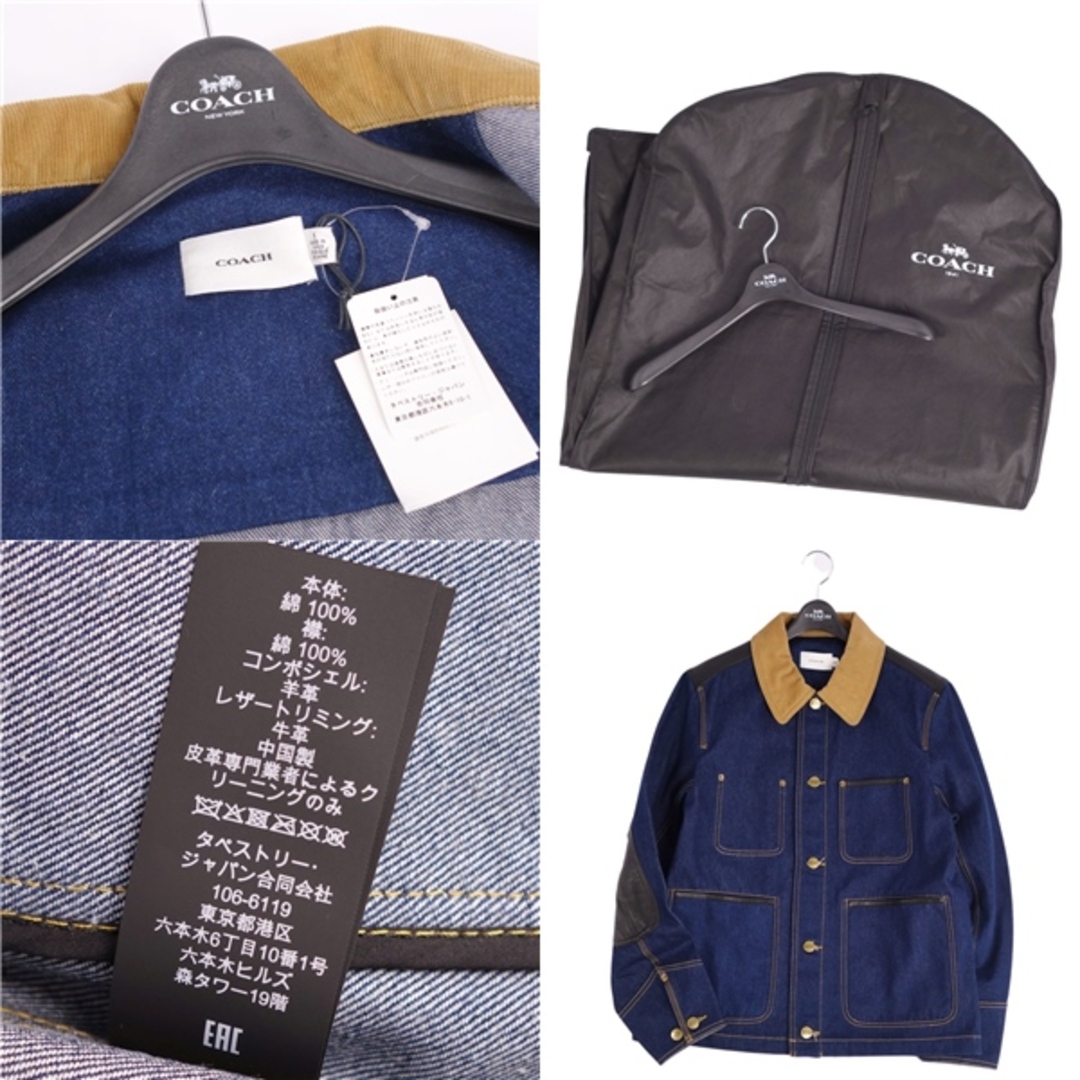 COACH - 未使用 コーチ COACH ジャケット カバーオール デニム COACH - 未使用 コーチ COACH ジャケット カバーオール デニム