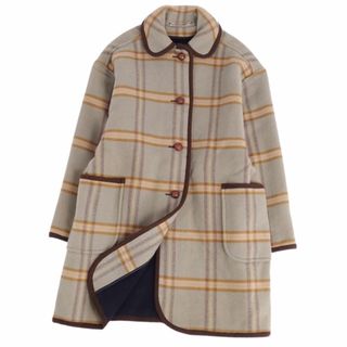 バーバリー(BURBERRY)の美品 Vintage バーバリー Burberrys コート 英国製 チェック ウール アウター レディース 16(XL相当) カーキ(その他)