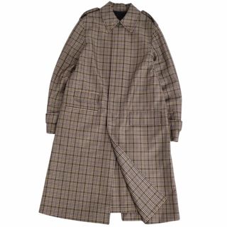 ステラマッカートニー(Stella McCartney)の極美品 ステラマッカートニー STELLA McCARTNEY コート ロングコート チェック ウール アウター レディース イタリア製 44(XL相当) ベージュ(トレンチコート)