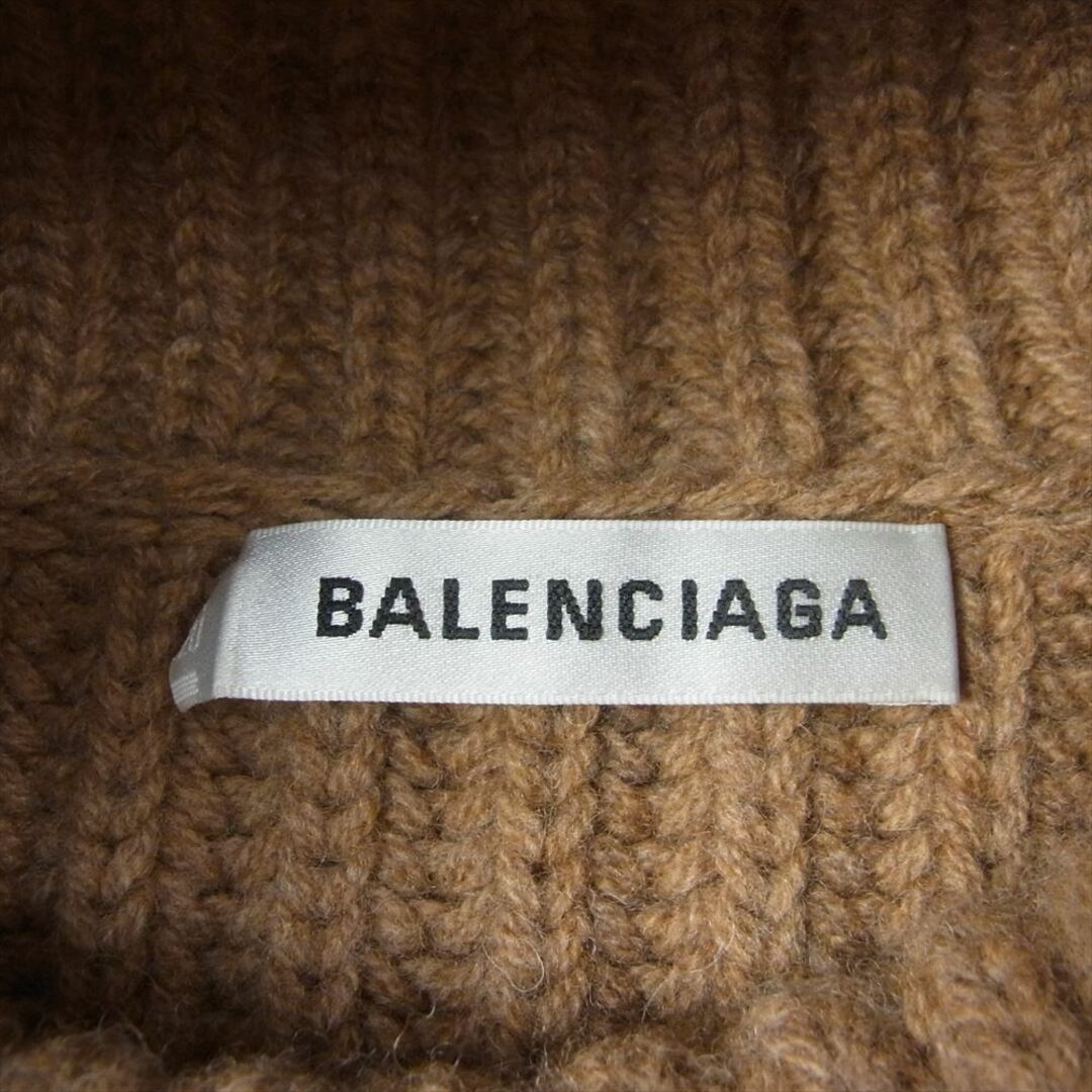 Balenciaga(バレンシアガ)のBALENCIAGA バレンシアガ 529227 18Pre-Fall タートルネック ロングニット ワンピース ベージュ系 34【中古】 レディースのトップス(ニット/セーター)の商品写真