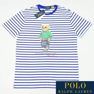 ポロラルフローレン(POLO RALPH LAUREN)の【新品タグ付き】ポロラルフローレン ボーダーポロベア半袖Tシャツ M(L相当)(Tシャツ(半袖/袖なし))