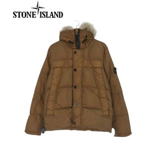 ストーンアイランド(STONE ISLAND)のSTONE ISLAND GARMENT DYED CRINKLE REPS(ダウンジャケット)