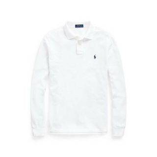 ポロラルフローレン(POLO RALPH LAUREN)のラルフ・ローレン ポロシャツ XS 長袖 白 無地 RALPH LAUREN(ポロシャツ)