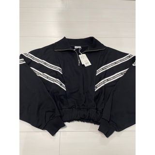 ジェイダ(GYDA)の❤︎タグ付き❤︎GYDA 2LINE LOGOテープハーフZIP TOPS(トレーナー/スウェット)