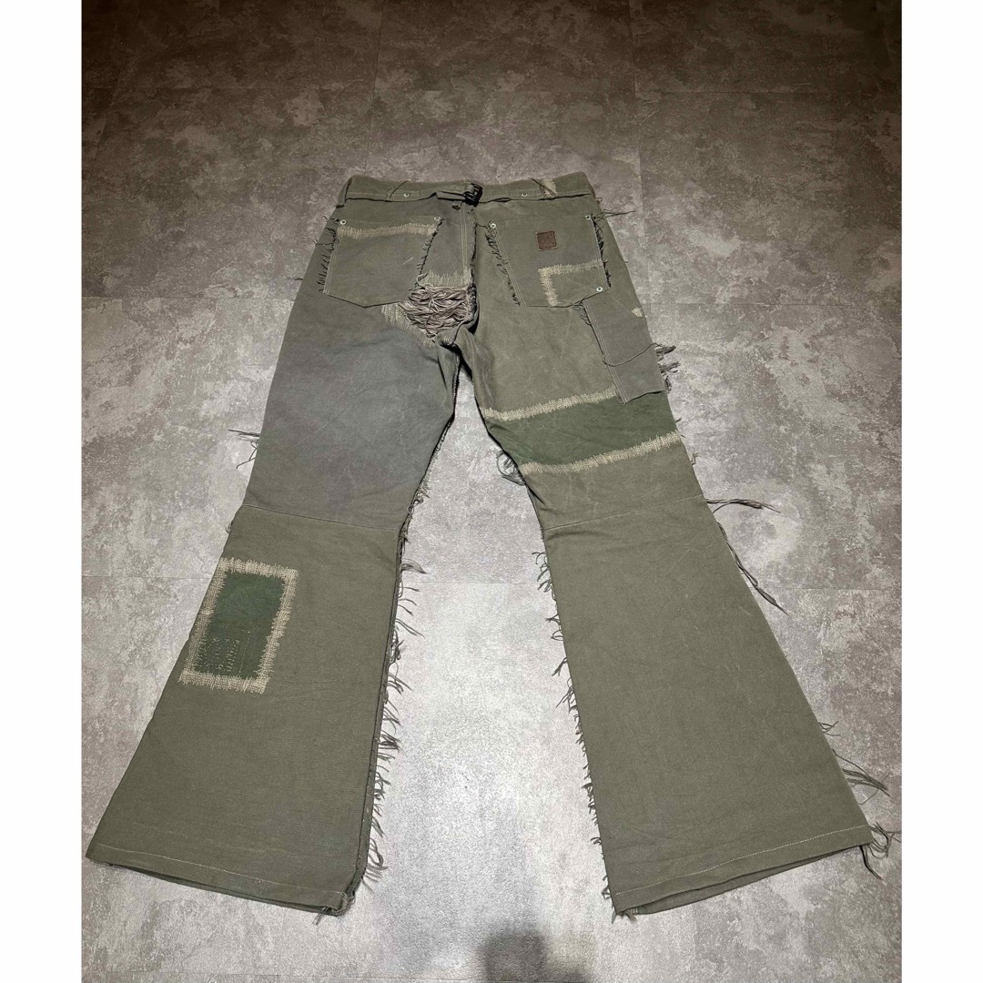 レアMINUS SLASH SEAM DOUBLE KNEE PANTSの通販 by てーーーん's レアMINUS SLASH SEAM DOUBLE KNEE PANTSの通販 by てーーーん's
